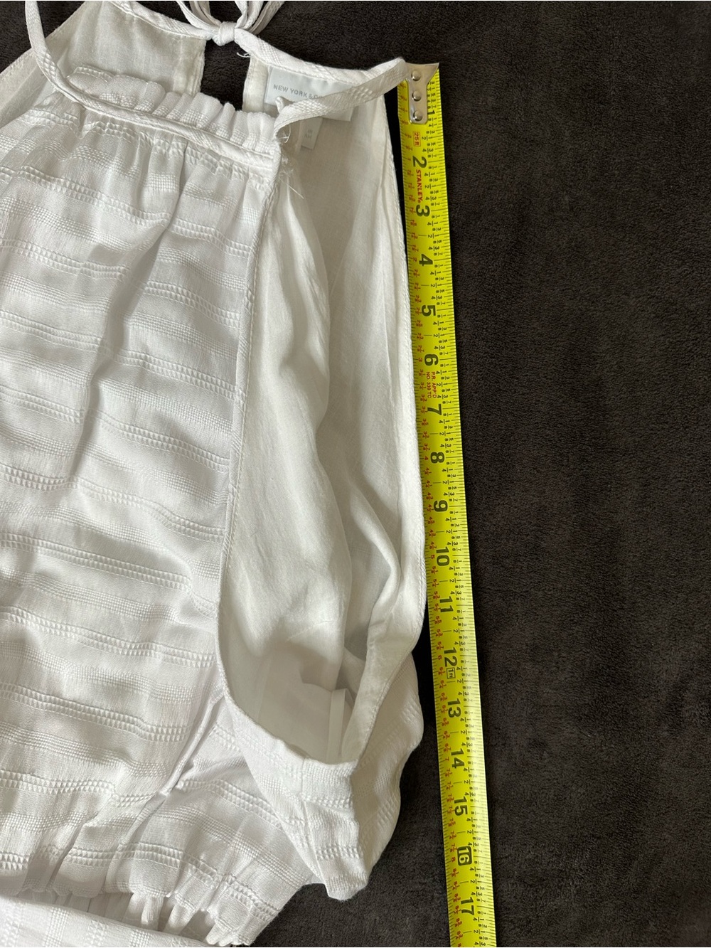 New York &‎ Company Cream Halter Tie-Back Maxi Dress A3-024 - Picture 13 of 15